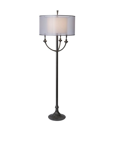 Allison Davis Ivana Floor Lamp, Pewter