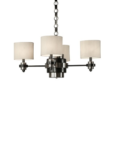 Allison Davis Manhattan Chandelier, Bronze