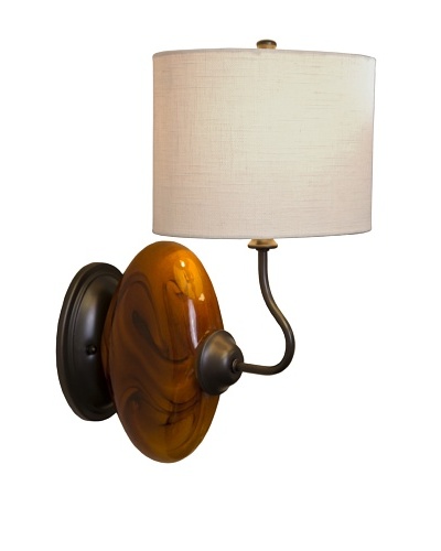 Allison Davis Burl Sconce, Bronze