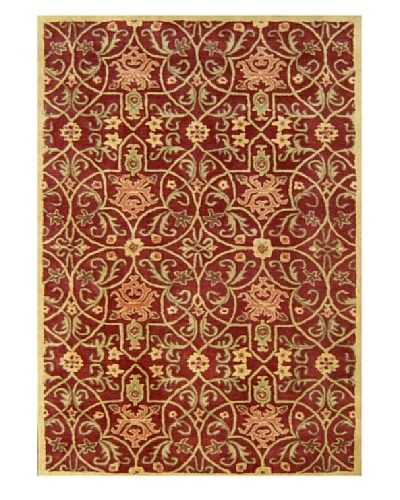 Alliyah Rugs Alliyah Rug, Rust/Gold, 4′ x 6′