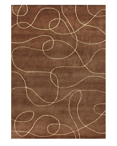 Alliyah Rugs Alliyah Rug, Brown/Camel, 8' x 10'