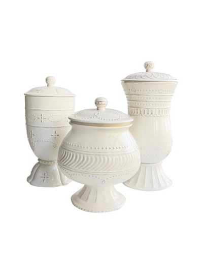 American Atelier Set of 3 Gabrielle Urn Canisters