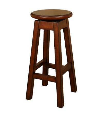 American Heritage Billiards Taylor Suede Bar Stool, Brown