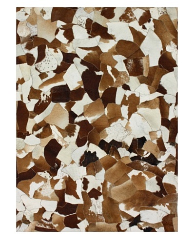 nuLOOM Cowhide Patch Rug