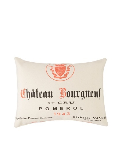 Amity Pomerol Wine Pillow, Natural