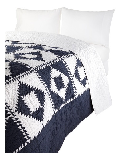 Amity Home Logan Patchwork Quilt [Navy]