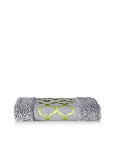 Anali Tangier Hand Towel, Green/Grey