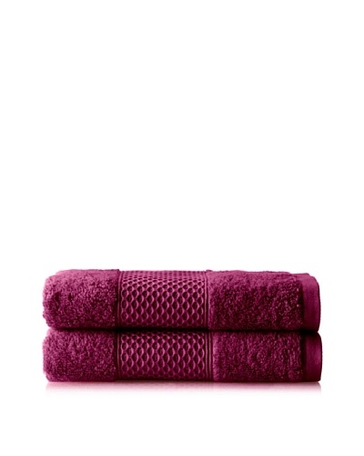 Anne de Solène Gourmandise Set of 2 Guest Towels, Mousse De Cassis, 16 x 24