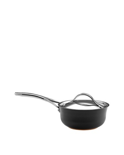 Anolon Nouvelle Copper Hard Anodized Nonstick 2.5-Quart Covered Saucier