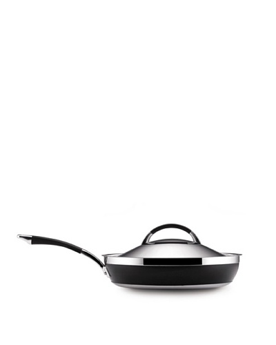 Anolon Ultra Clad Stainless Steel 12″ Covered Deep Skillet