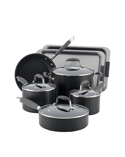 Anolon Advanced Hard Anodized Nonstick 9-Piece Cookware Set with 2-Piece Bakeware Bonus