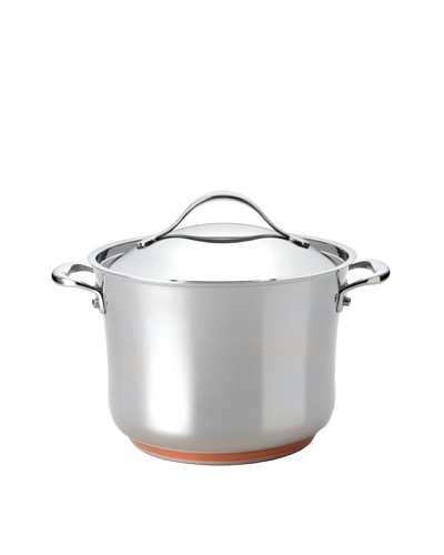 Anolon Nouvelle Copper Stainless Steel Covered Stockpot