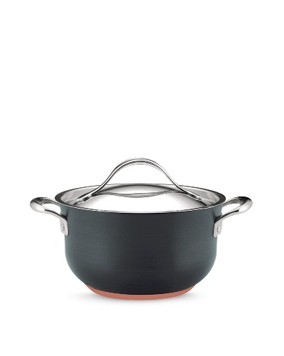 Anolon Nouvelle Copper Hard Anodized Nonstick 4-Qt. Covered CasseroleAs You See