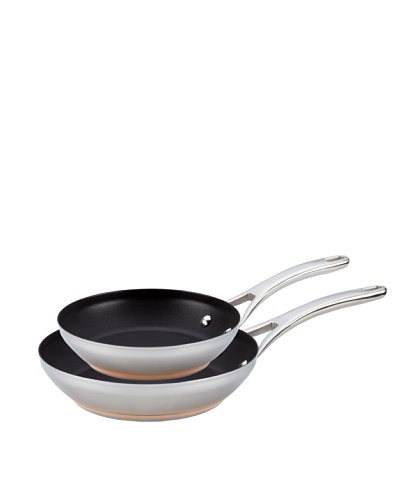 Anolon Nouvelle Copper Stainless Steel Nonstick Skillet Twin Pack