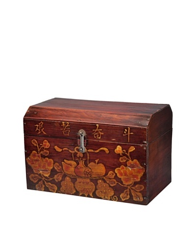 Antique Revival Tibetan Book Trunk [Natural]