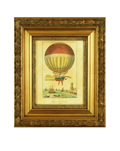 Framed Reproduction French Balloon Print
