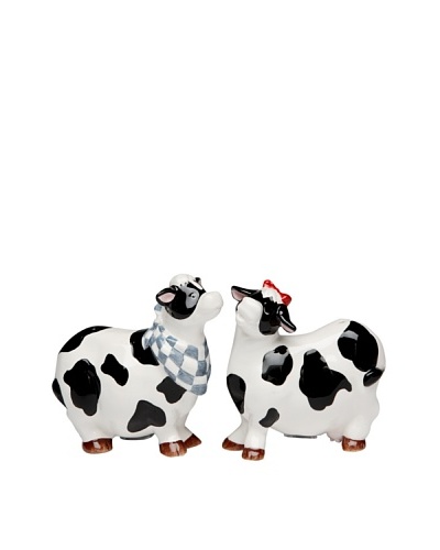 Appletree Design Barnyard Cow Salt & Pepper Set