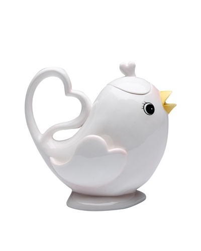 Appletree Design Porcelain Bird Teapot