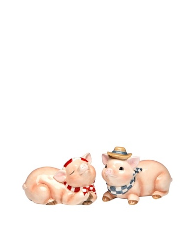 Appletree Design Barnyard Pig Salt & Pepper Set