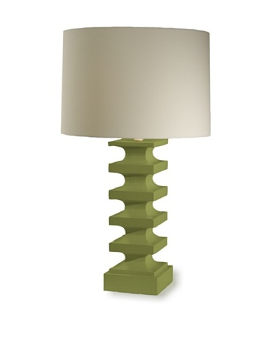 Aqua Vista Lighting Spooling Table Lamp [Green Oasis]