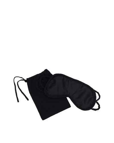 a&R Cashmere Eyemask with Bag [Black]