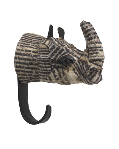 Arcadia Home Inc. Papier Mâché Rhino Hook