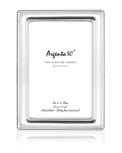 Argento SC Modena Sterling Picture Frame, 4″ x 6″