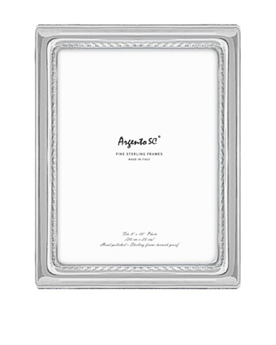 Argento SC Inner Rope Sterling Picture Frame, 8 x 10