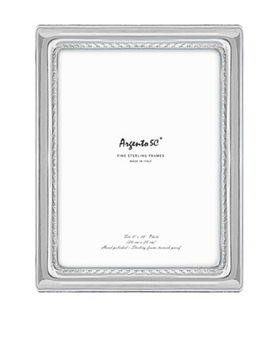 Argento SC Inner Rope Sterling Picture Frame, 8″ x 10″