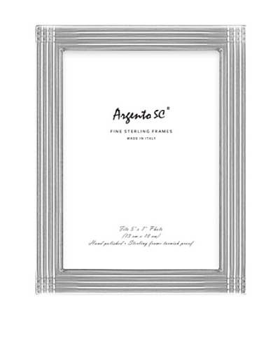 Argento SC Axis Sterling Silver Frame, 5″ x 7″