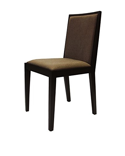 Armen Living Rio Dining Chair Walnut, Chocolate Walnut