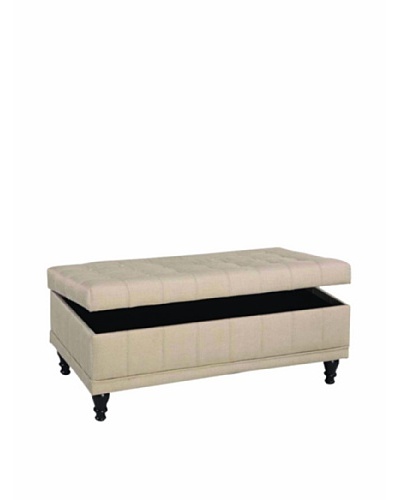 Armen Living Sanford Bench, Beige