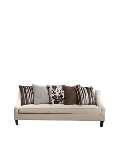 Armen Living Barclay Sofa, Cream