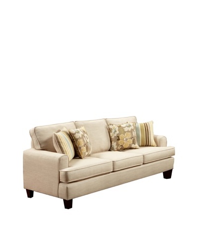 Armen Living Darlene Sofa, Ivory