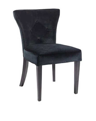 Armen Living Elise Side Chair, Black