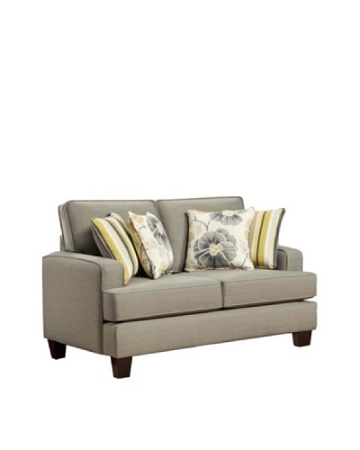 Armen Living Gatsby Loveseat, Smoke