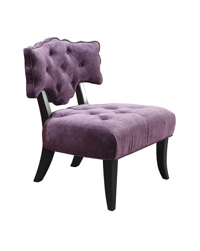 Armen Living 364 Diva Arm Chair, Purple