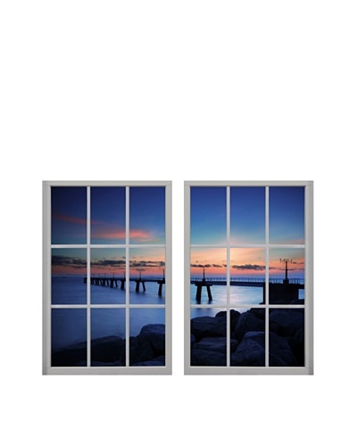 Art Addiction Set of 2 Colorful Sky