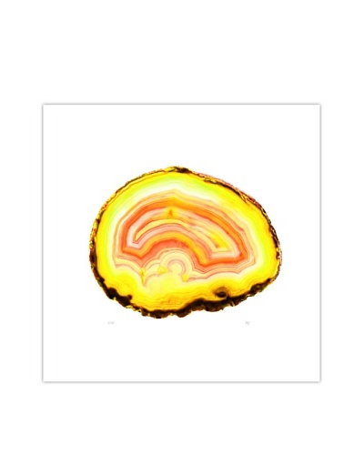 Art Addiction Acrylic Printed Yellow Agate