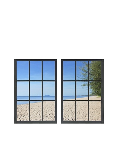 Art Addiction Set of 2 Sandy Beach