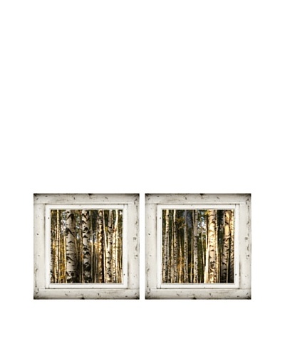 Art Addiction Set of 2 Birch Trees III