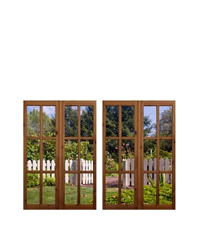 Art Addiction Set of 2 Fenced Garden