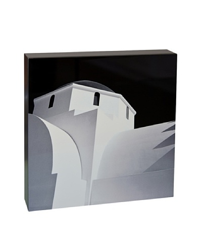 Art Block Greek Arch -Fine Art Photography On Lacquered Wood Blocks