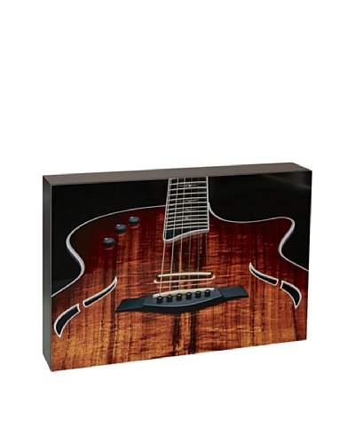 Art Block Guitar - Fine Art Photography On Lacquered Wood Blocks