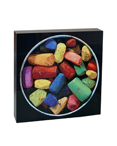 Art Block Chalk Bucket - Fine Art Photography On Lacquered Wood Blocks