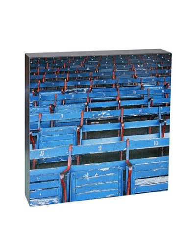 Art Block Stadium Seats Fine Art Photography on Metal