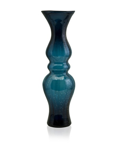 Blue Sapphire Glass Vase