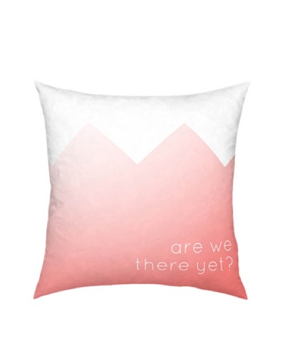 Artehouse Are We There Yet Pillow, Red