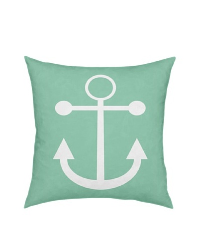 ArteHouse Green Anchor Pillow