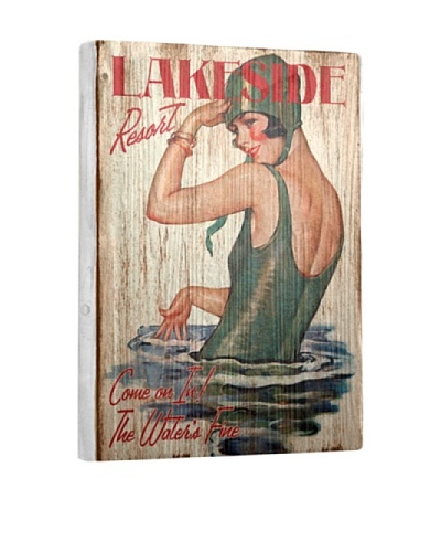 Artehouse Lakeside Resort Reclaimed Wood Sign